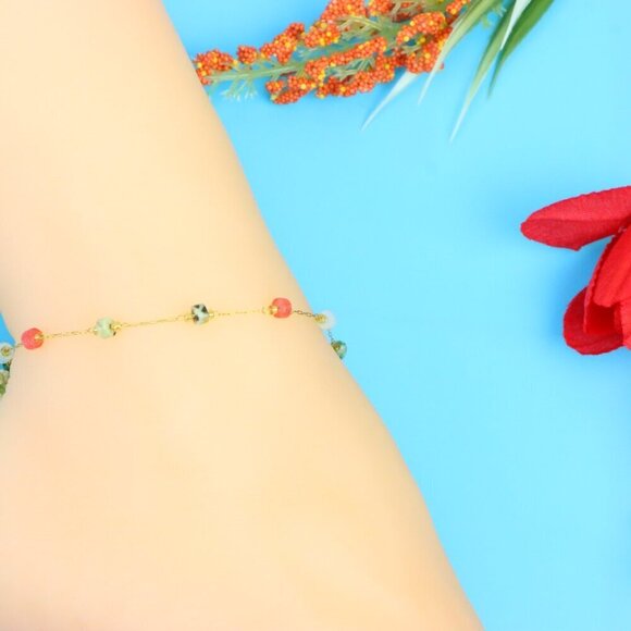 Elegant Handmade Anklet – Perfect for Women & Girls | Ideal Gift Option, DYC157 - Picture 1 of 10